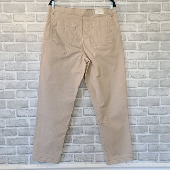Curve Appeal Smart Pants Chino Trouser Utilitarian Casual NEW 12 / 31 Khaki - Picture 3 of 8